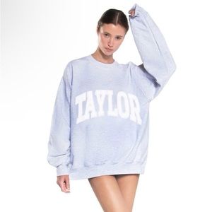 The Bar TAYLOR Varsity Crewneck